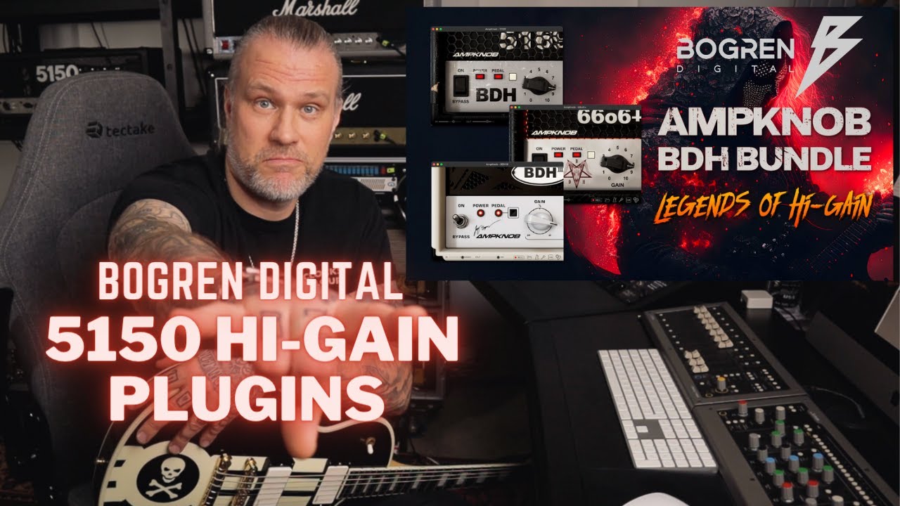AMPKNOB BDH BUNDLE: Three plugins of classic 5150 hi-gain amps.
