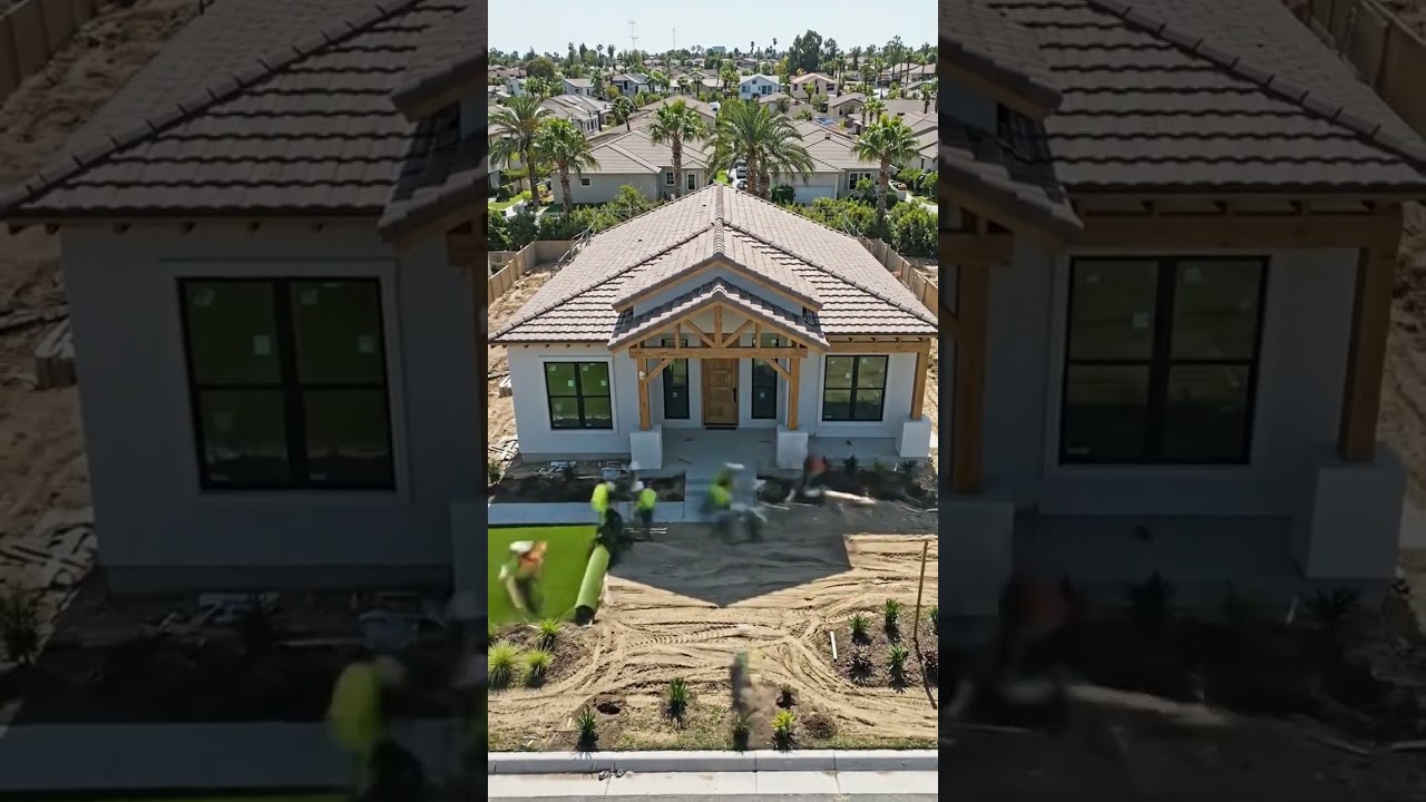 Time-: Complete Construction Process of a Modern Garden Villa 