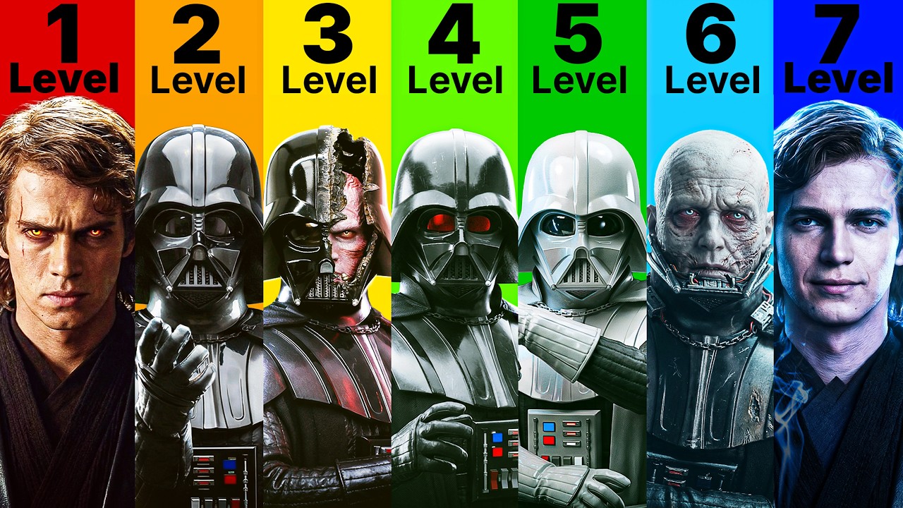 The 7 Levels of Darth Vader Explained in Detail