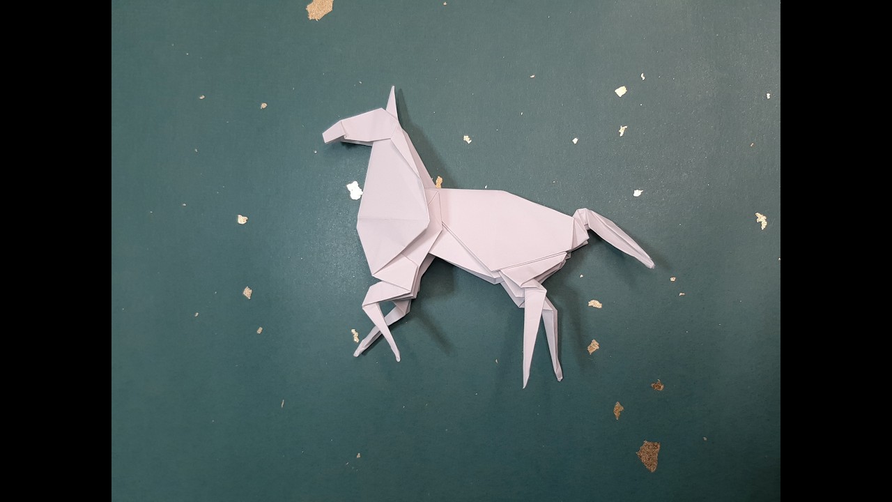 １２、【無言】白馬の折り紙 ー 静かな制作時間｜作業用・休息用　Silent Origami – Folding a White Horse | Calm & No Talking
