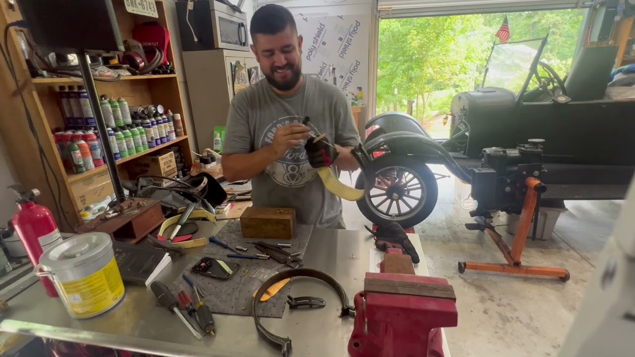 Model T Transmission bands replacement