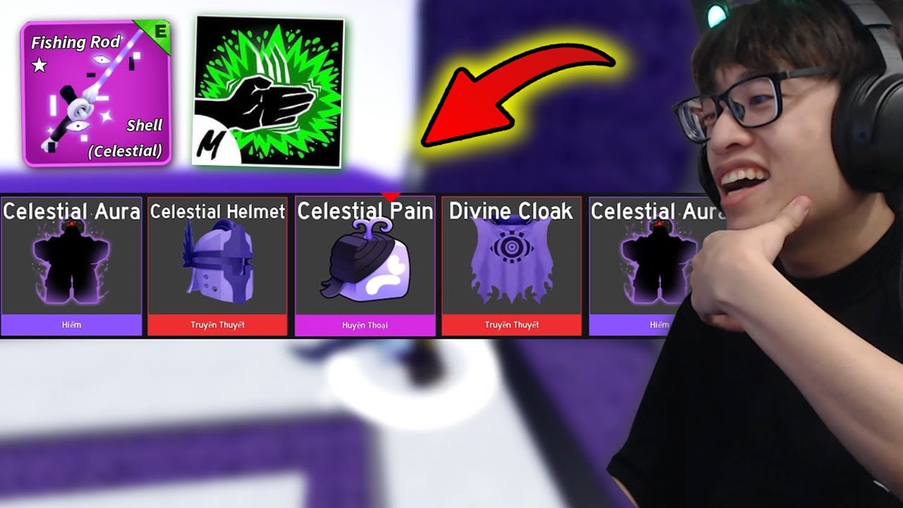 HÙNG AKIRA MỞ KHÓA PHỤ KIỆN MYTHIC MỚI CELESTIAL PAIN ĐÁNH BOSS LV 999999 PHÁ ĐẢO UPDATE BLOX FRUIT