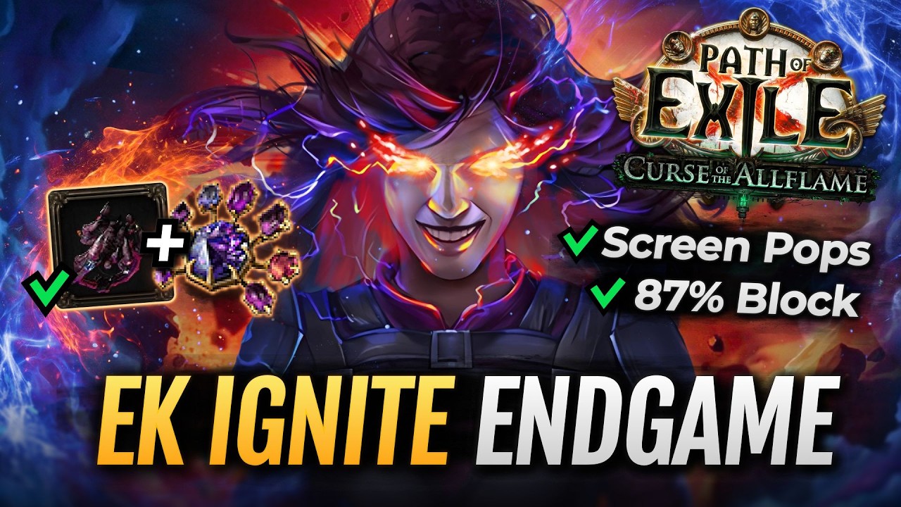 [PoE 3.29] EK Ignite Elementalist Build - Tanky + Screen Pops Endgame Update - Path of Exile