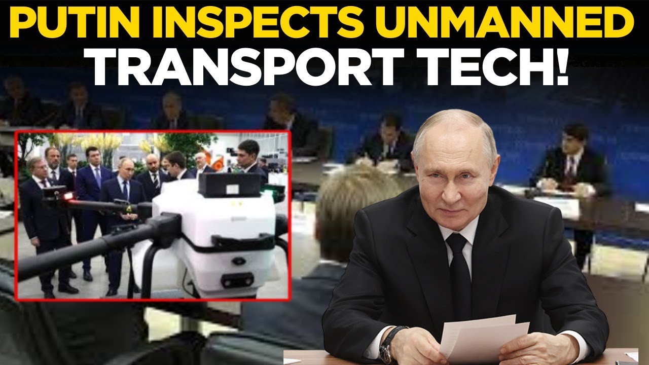 PUTIN'S DRONE PUSH LIVE | Russian President Chairs Meeting On Unmanned Systems Development