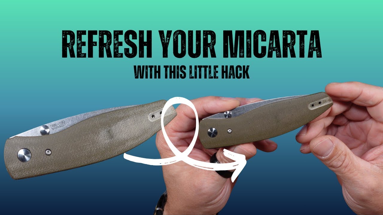 Refresh Your Micarta Scales with this Little Hack