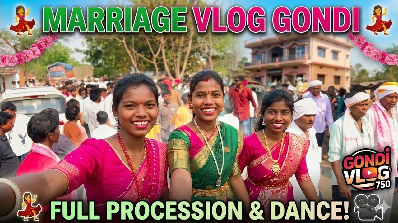 Gondi Marriage Vlog 2026 🎉 | Beautiful Tribal Wedding | Full Marriage Vlog #vlog #marriage 