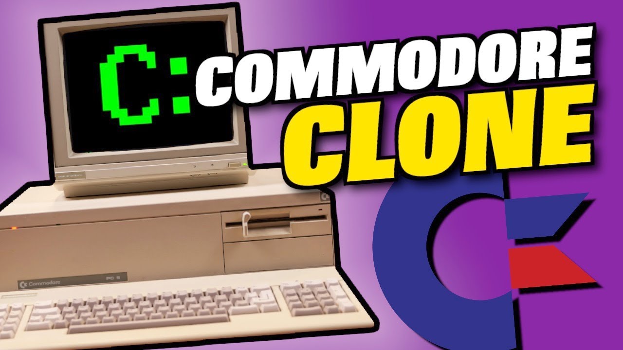 Commodore PC5 XT Clone - Full review and upgrading storage to CF card!