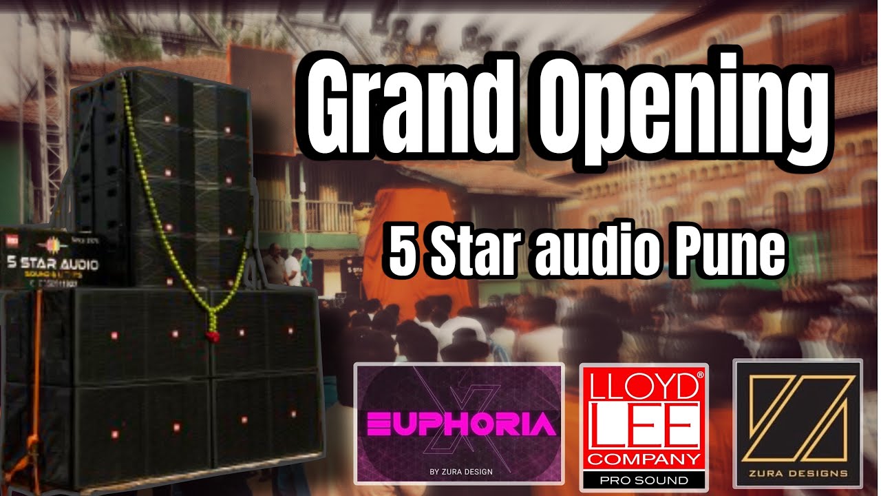 Grand Opening met @Soundcheckvinod | 5 Star Audio Pune| Lloyd Lee Company | Euphoria Series