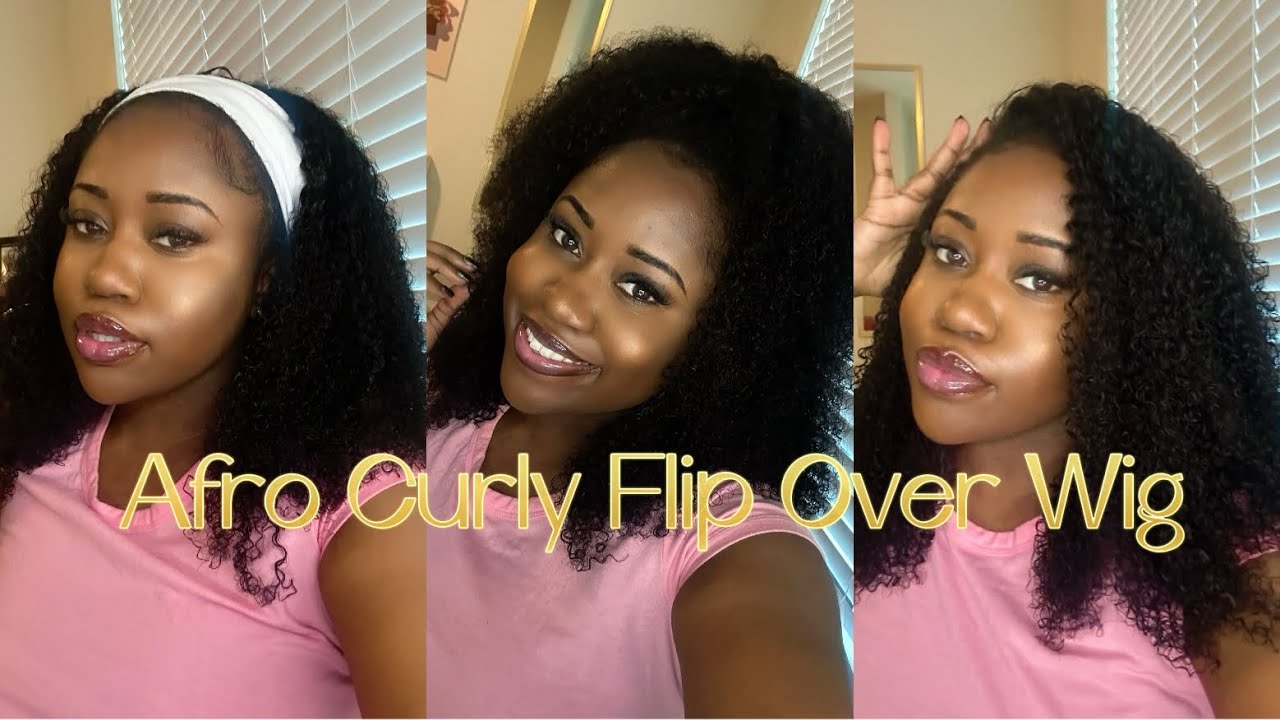Domiso 3-in-1 Afro Curly Half Wig Review | Easy Flip-Over, Ponytail & Updo Styles!