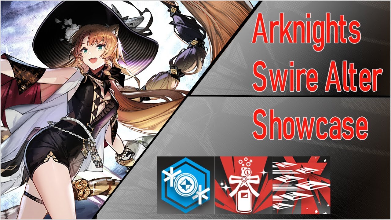[Arknights] Swire the Elegant Wit | All Skill Showcase | M9 | Pot5 | Lv90 | Module lv 3