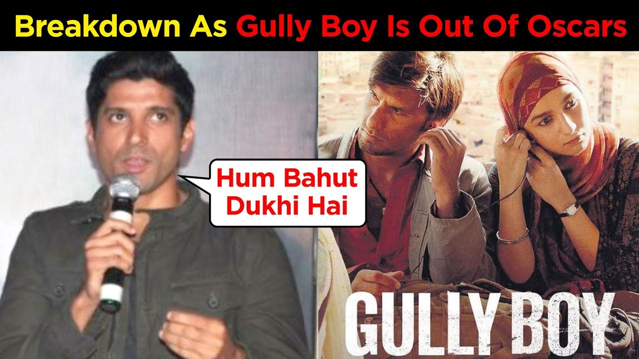 Farhan Akhtar's EMOTIONAL Breakdown As Gully Boy Is Out Of Oscars | Ranveer Singh Alia Bhatt