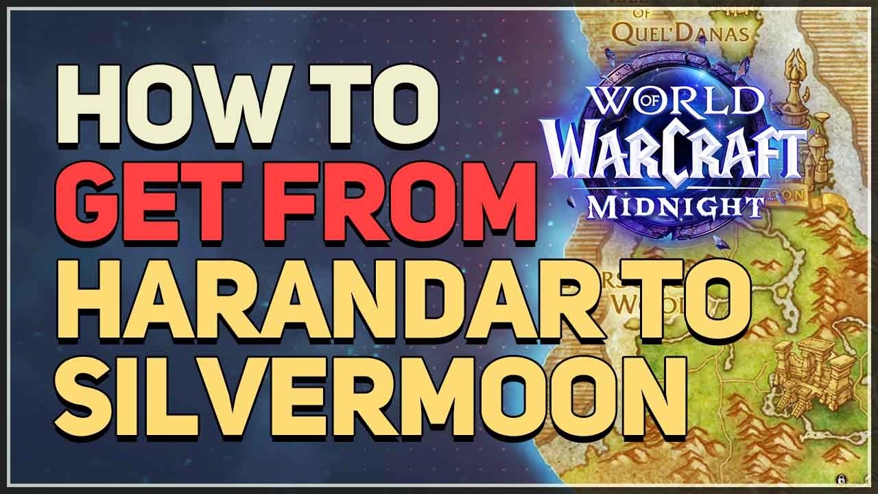 How to get from Harandar to Silvermoon City WoW