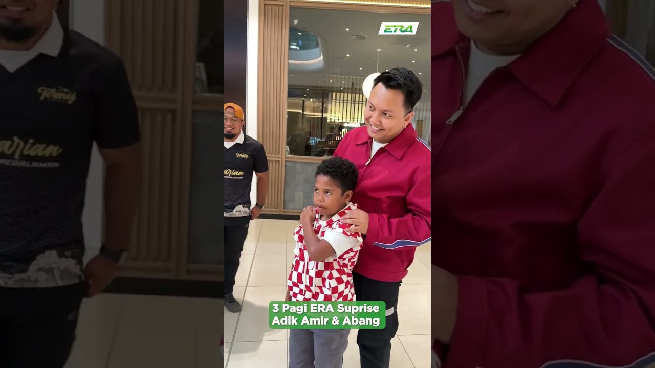 3 Pagi ERA: Radin & Azad Belanja Amir Bag & Kasut