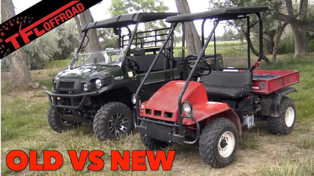 Old vs New: 1993 Kawasaki Mule Compared to Today's Mule