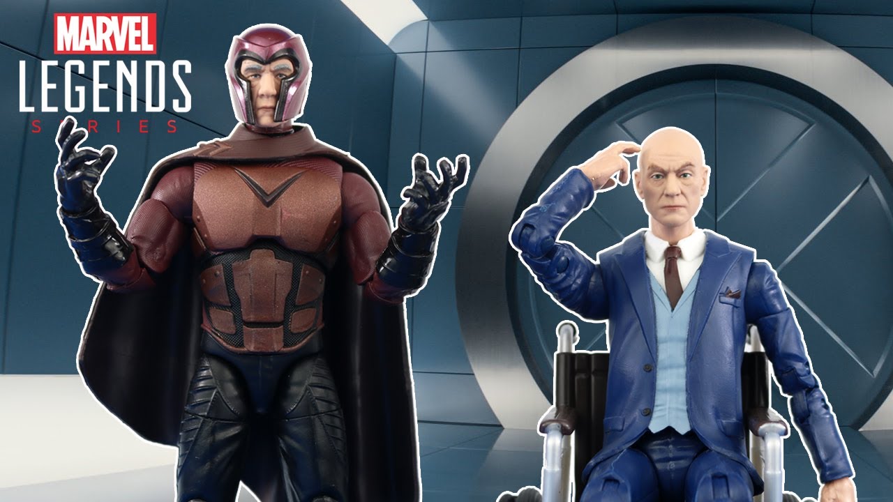 Marvel Legends 2-pack MAGNETO e PROFESSOR XAVIER filmes X-Men action figures review Hasbro