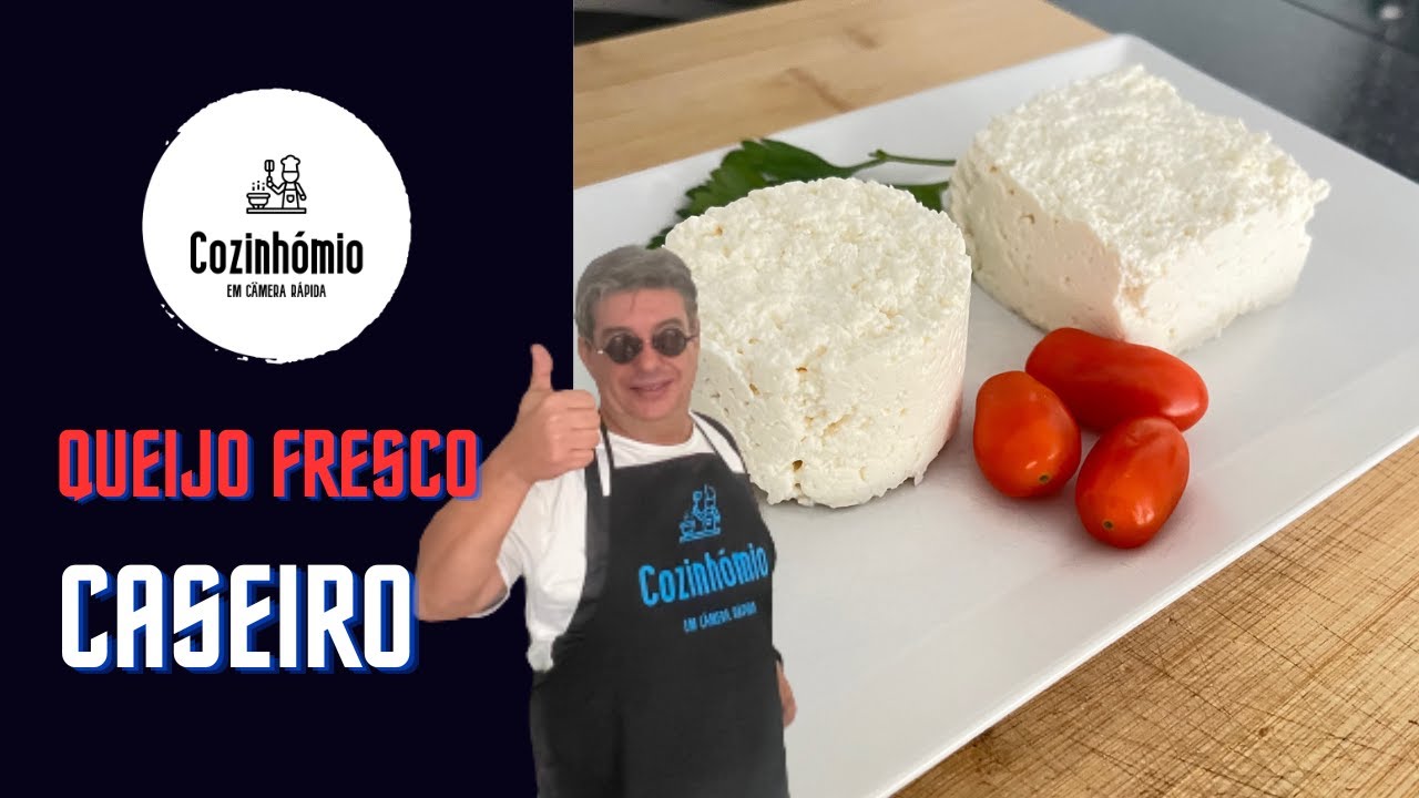 QUEIJO FRESCO CASEIRO | Queijo de vinagre | Homemade fresh cheese, by @cozinhomio