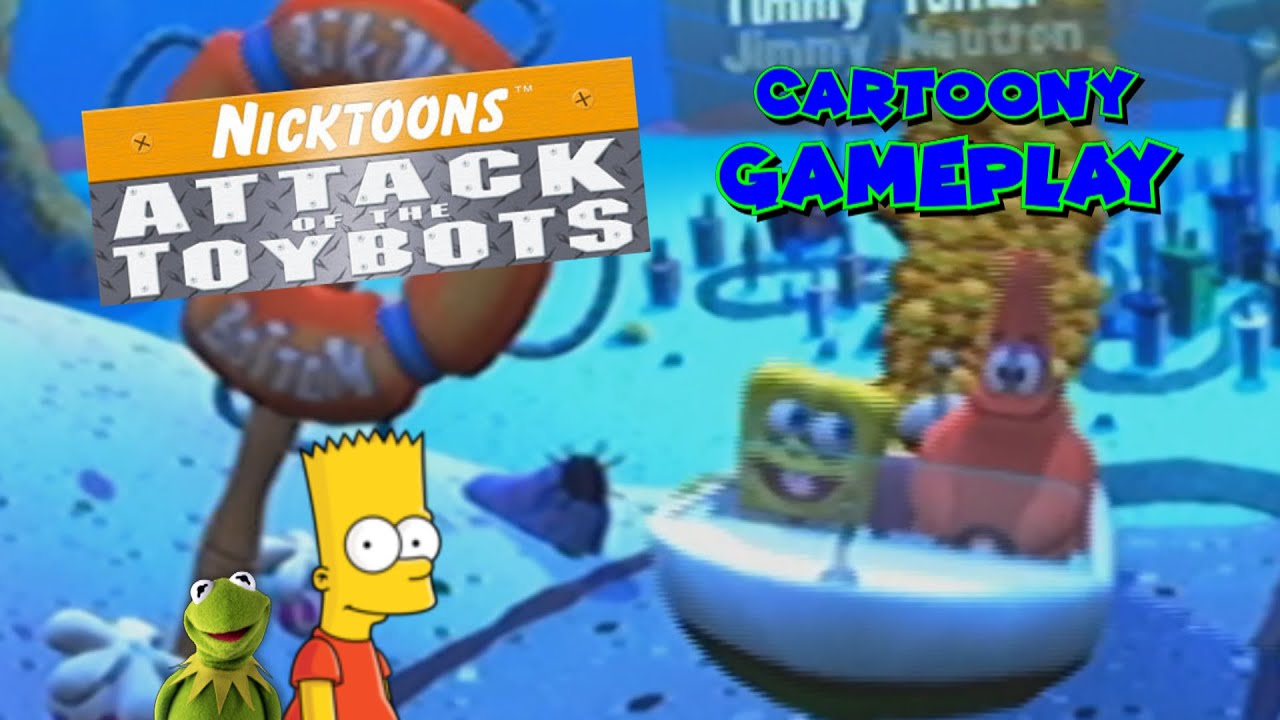 Cartoony Gameplay: Nicktoons Attack of the Toybots PART 1