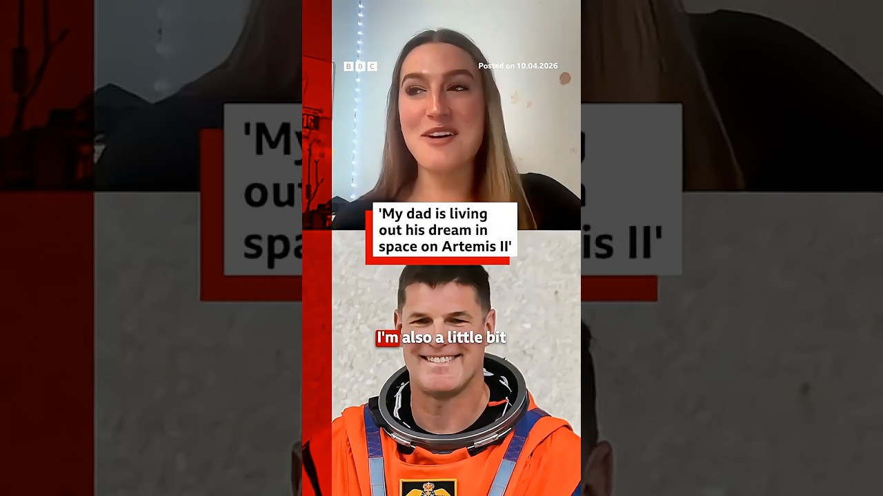 C&oacute;rka astronauty Artemis II opowiada, jak to jest mieć rodzica w kosmosie. #Nasa #BBCNews