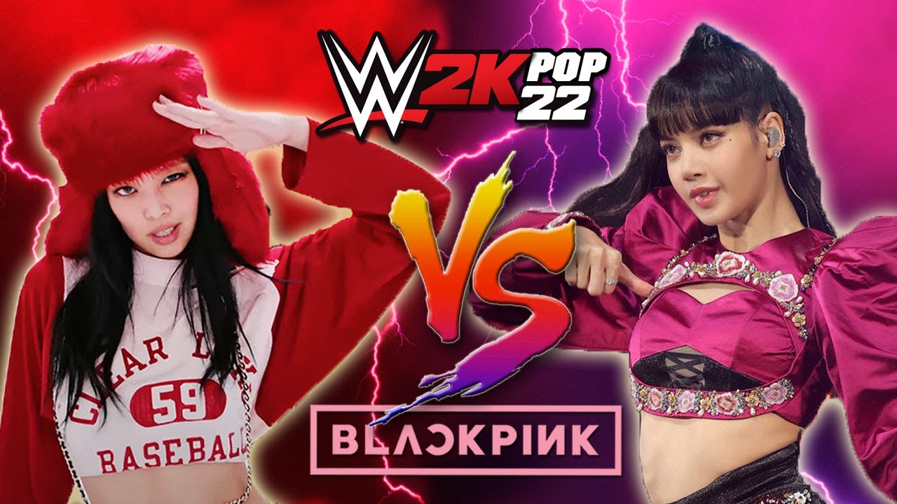 Jennie vs Lisa (Requested) - Blackpink Fight 4 - Single match - WWE 2K POP #pae8tube 11/1/23
