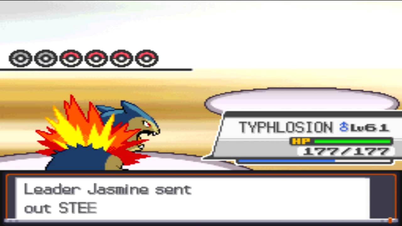 Pokémon Soul Silver - Battle vs. Leader Jasmine [Rematch]