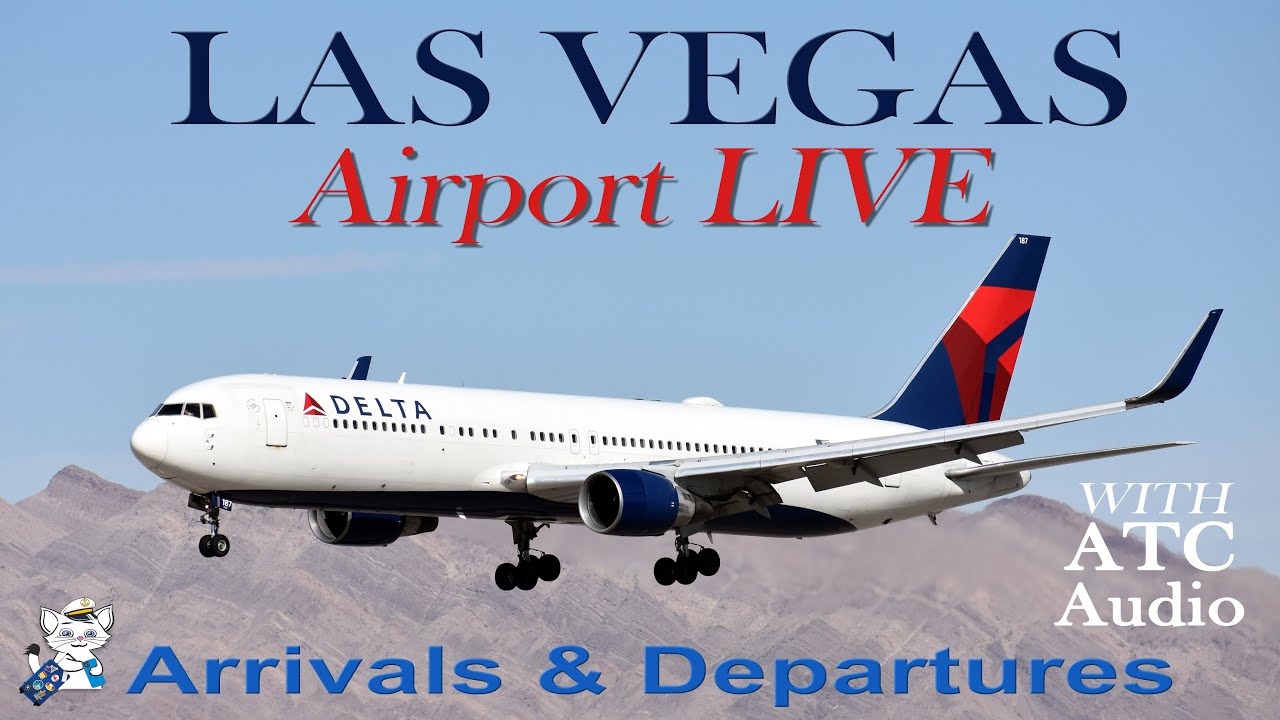 🔴 LAS VEGAS AIRPORT LIVE CAM Nonstop Plane Spotting LAS Aircraft Arrivals & Departures ATC Audio