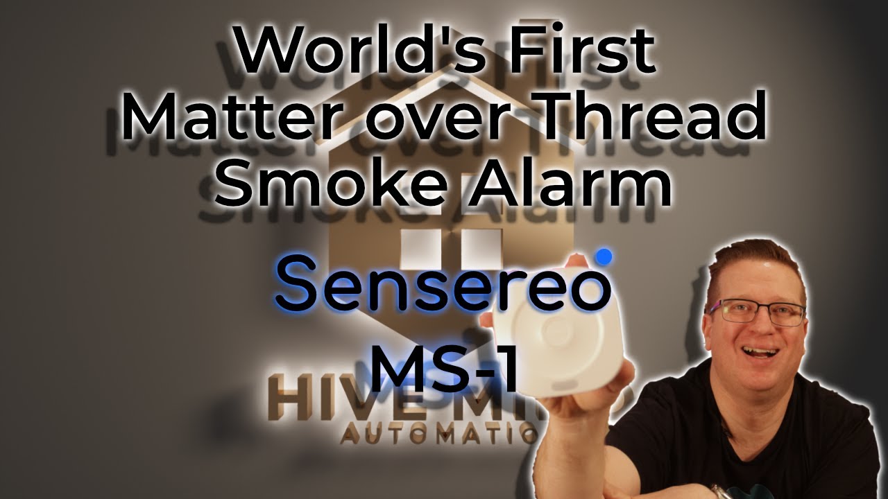 World's First Matter over Thread Smoke Alarm - Sensereo MS-1