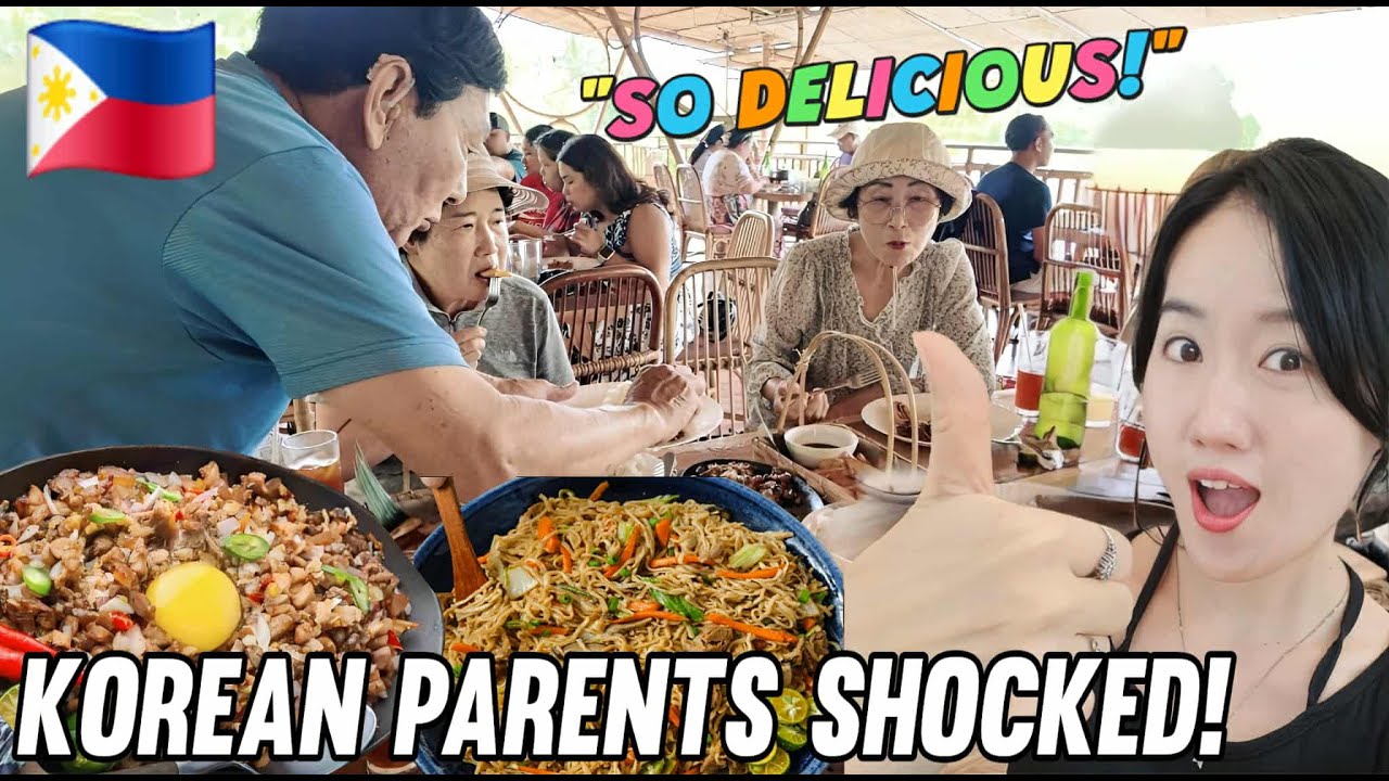 Korean Parents Super Happy with Filipino Food & Culture!