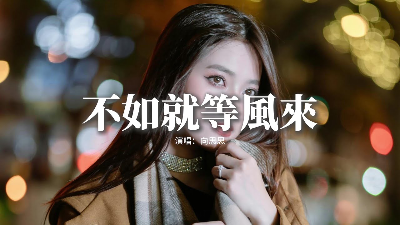 向思思 - 不如就等風來『不如就等風來吹散天邊陰霾，不如擁抱大海釋放所有感慨，不如保持着心中的熱愛，慢慢地走向更好的未來。』【動態歌詞MV】