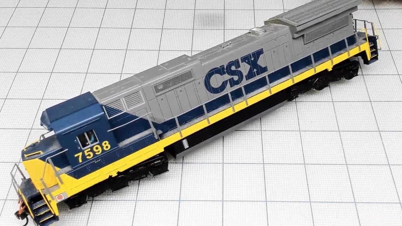 Sound decoder installation Bachmann Diesel locomotive GE DASH 8 40C CSX 7598 Part 2