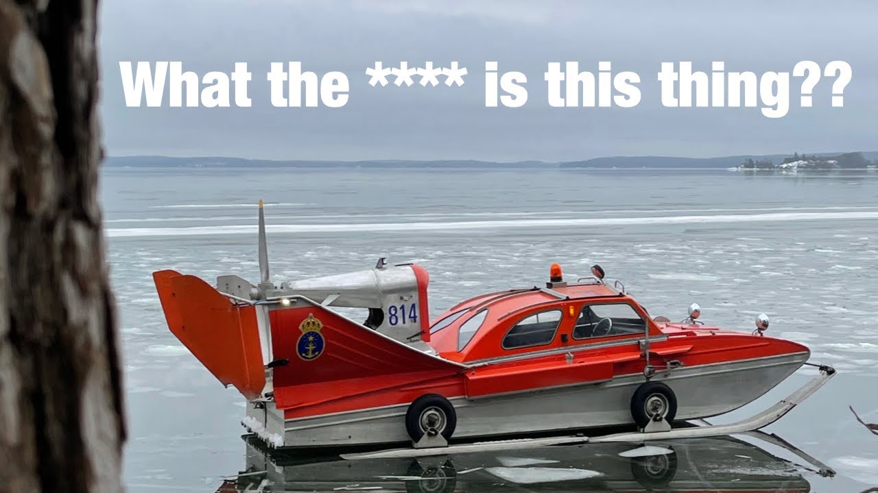 Amphibian 3000 on Lake Mälaren, Sweden
