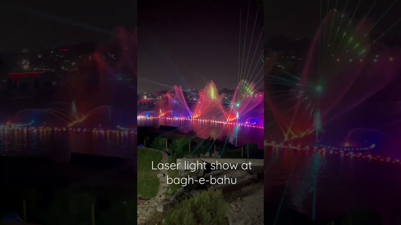 Bagh-e-Bahu || Laser light show || Musical Fountain ||
