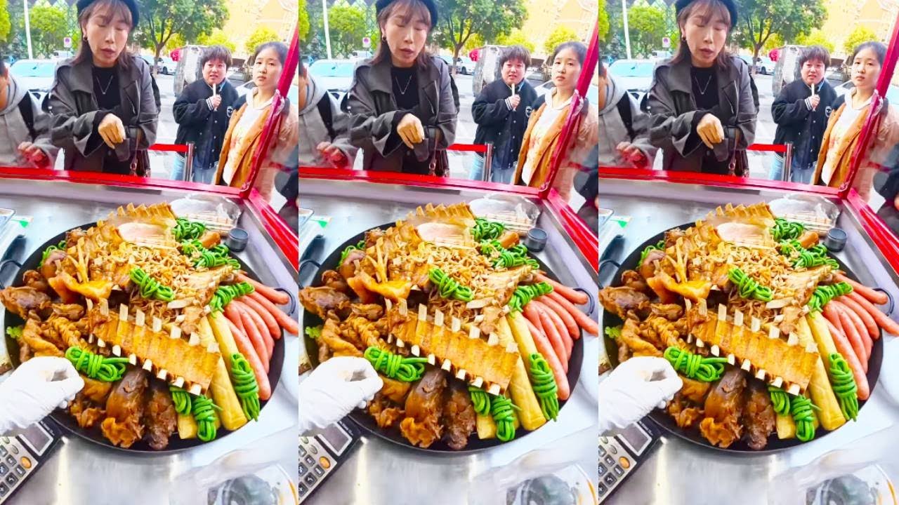 沉浸式带你体验我在江西景德镇卖大锅卤菜的快乐#景德镇美食 #胡师父大锅卤菜