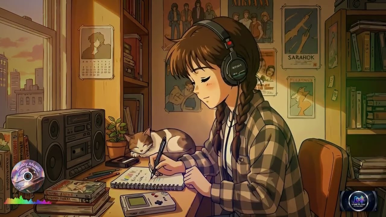 playlist 📖 조용한 도서관 창가 자리, 책장 넘기는 소리와 함께~