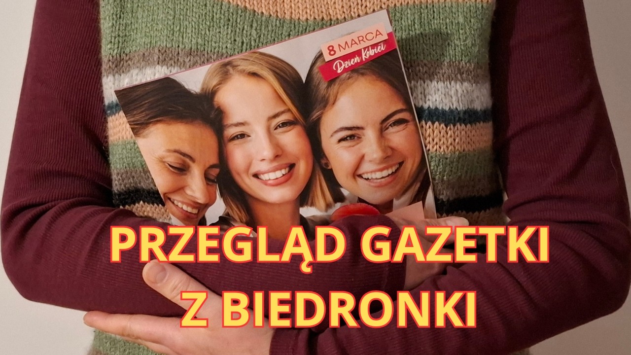 ASMR po polsku🎧 Relaksujący przegląda gazetki reklamowej z Biedronki (produkty na Dzień Kobiet)