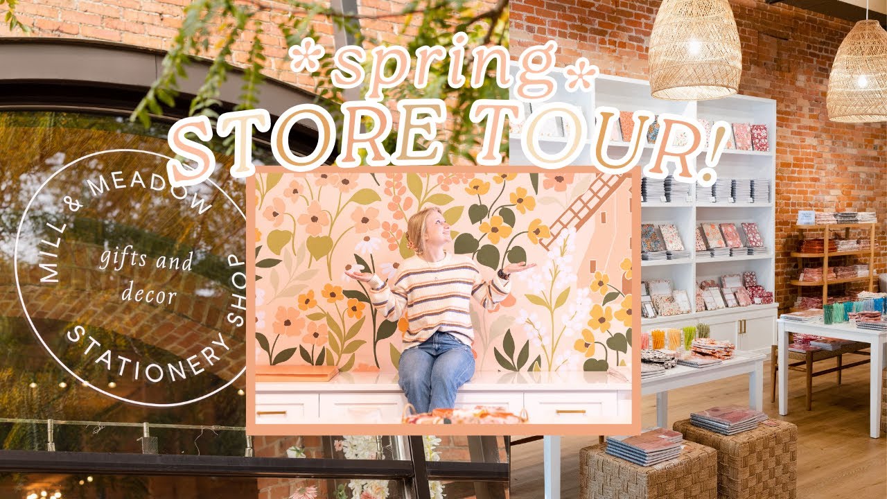 TOUR MY SHOP with me! See all of the new products at Mill & Meadow - Small Business VLOG
