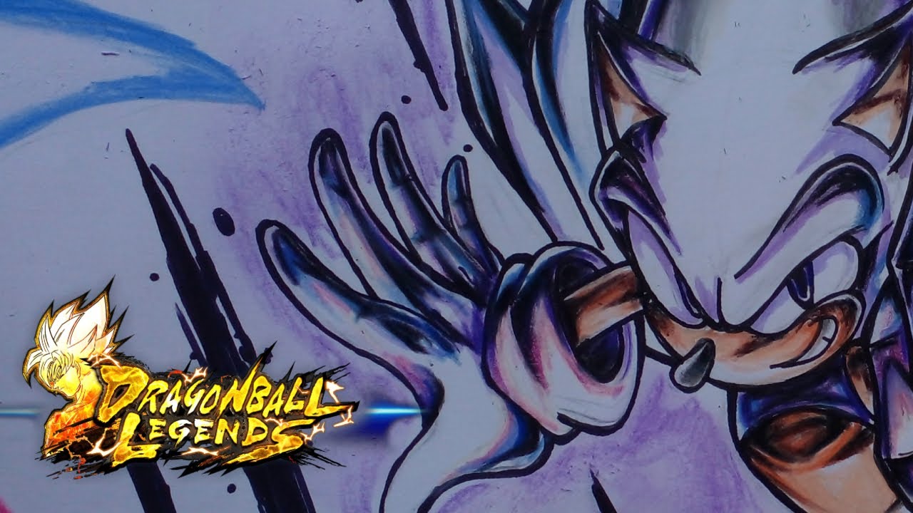 Dibujo a Hyper Sonic al estilo de DB Legends| Blake_Art