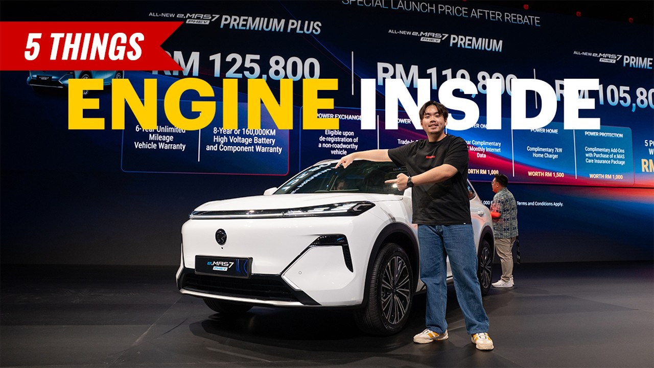 Первый гибрид от Proton уже здесь! e.MAS 7 PHEV от 110 000 ринггитов - AutoBuzz