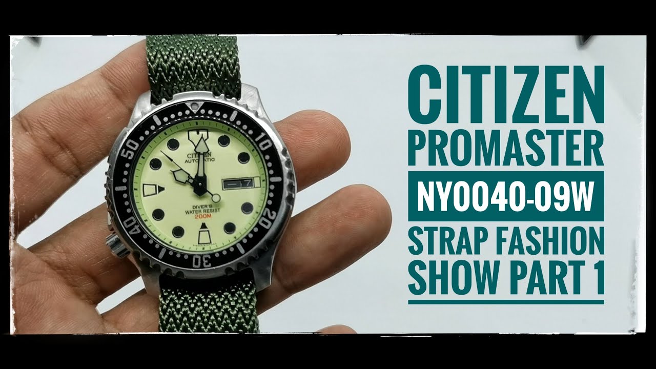 5 лучших ремешков для Citizen NY0040-09W Full Lume: часть 1 #citizeny0040