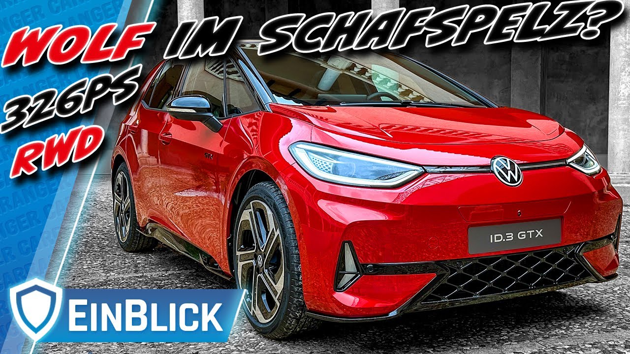 326 PS & HECKANTRIEB! VW ID.3 GTX - Ist der kompakte Stromer sportlicher als der Golf GTI?
