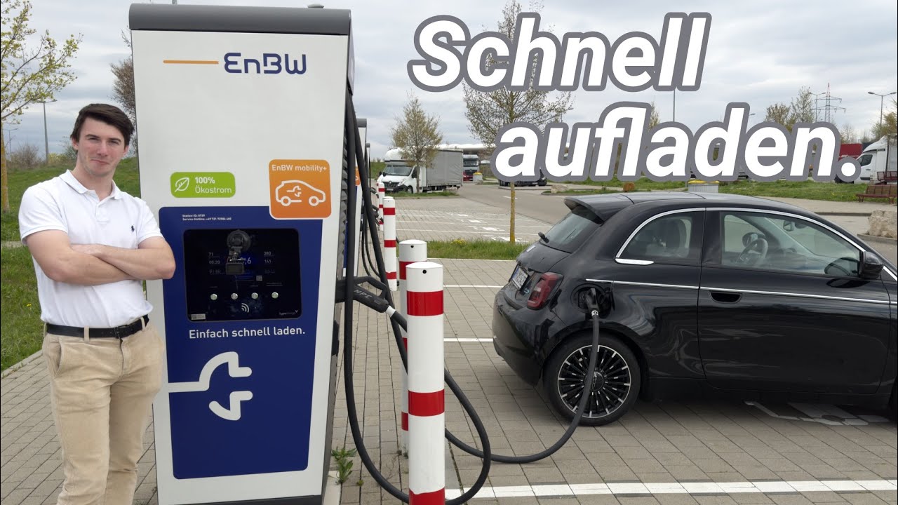 Fiat 500e aufladen - wie lange dauert das Aufladen?