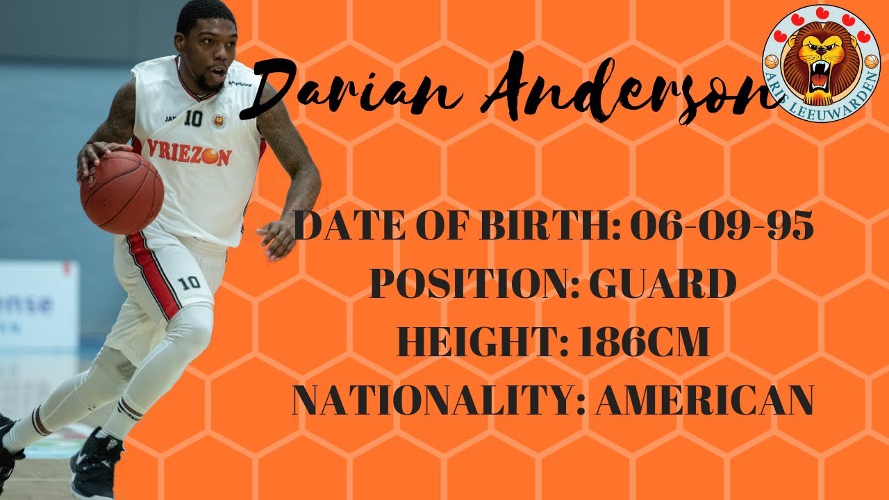 Aris Leeuwarden: Darian Anderson | Team 2018-2019
