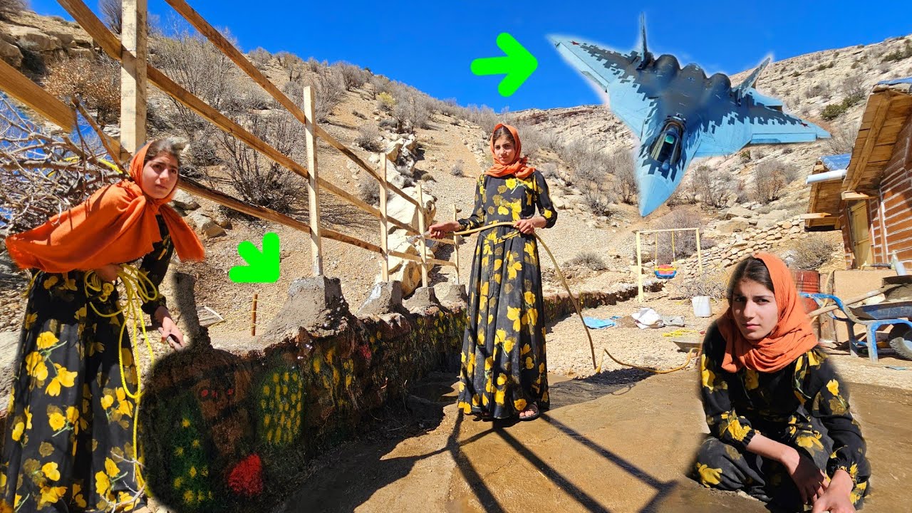 Nomadic Mother Fights to Survive and Build Her Shelter in the New Year