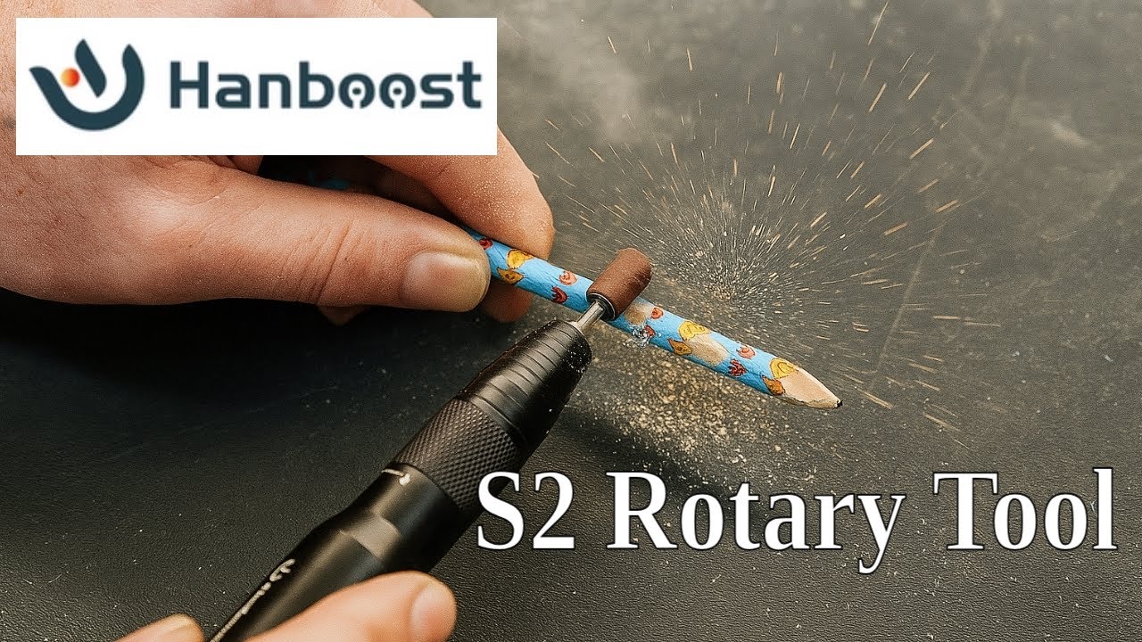 Практический обзор роторного инструмента Hanboost S2: 30 тыс. об/мин, 6 скоростей, лучший мини-ро...