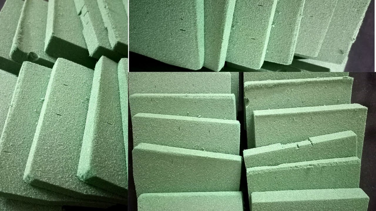 Dry Floral Foam Crushing || ASMR Wonder's