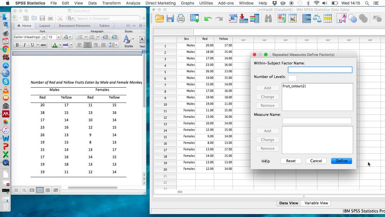 Двусторонний смешанный дисперсионный анализ на SPSS