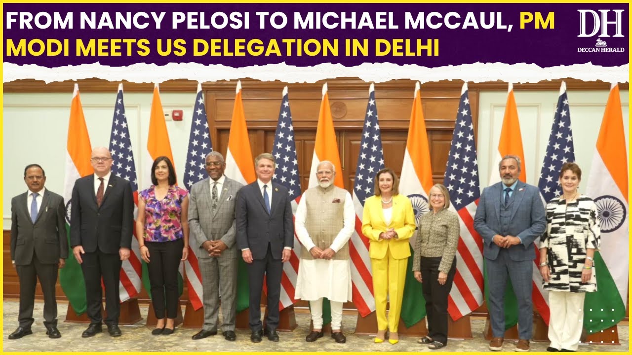 From Nancy Pelosi to Michael McCaul, PM Modi meets US delegation in Delhi