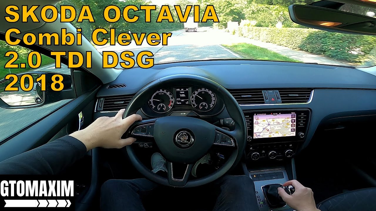2018 Skoda Octavia Combi III 5E Facelift 2.0 TDI [150HP] - POV TEST DRIVE