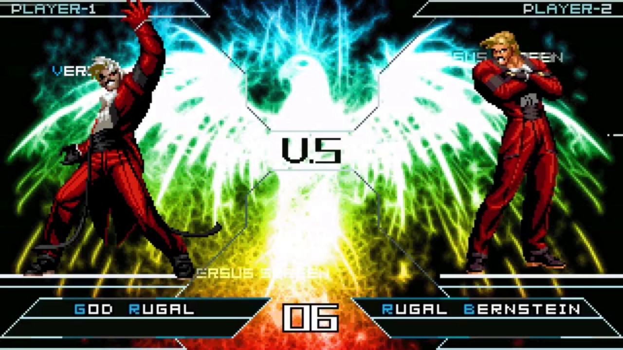 [KOF Mugen] God Rugal VS 95 96 97 Boss