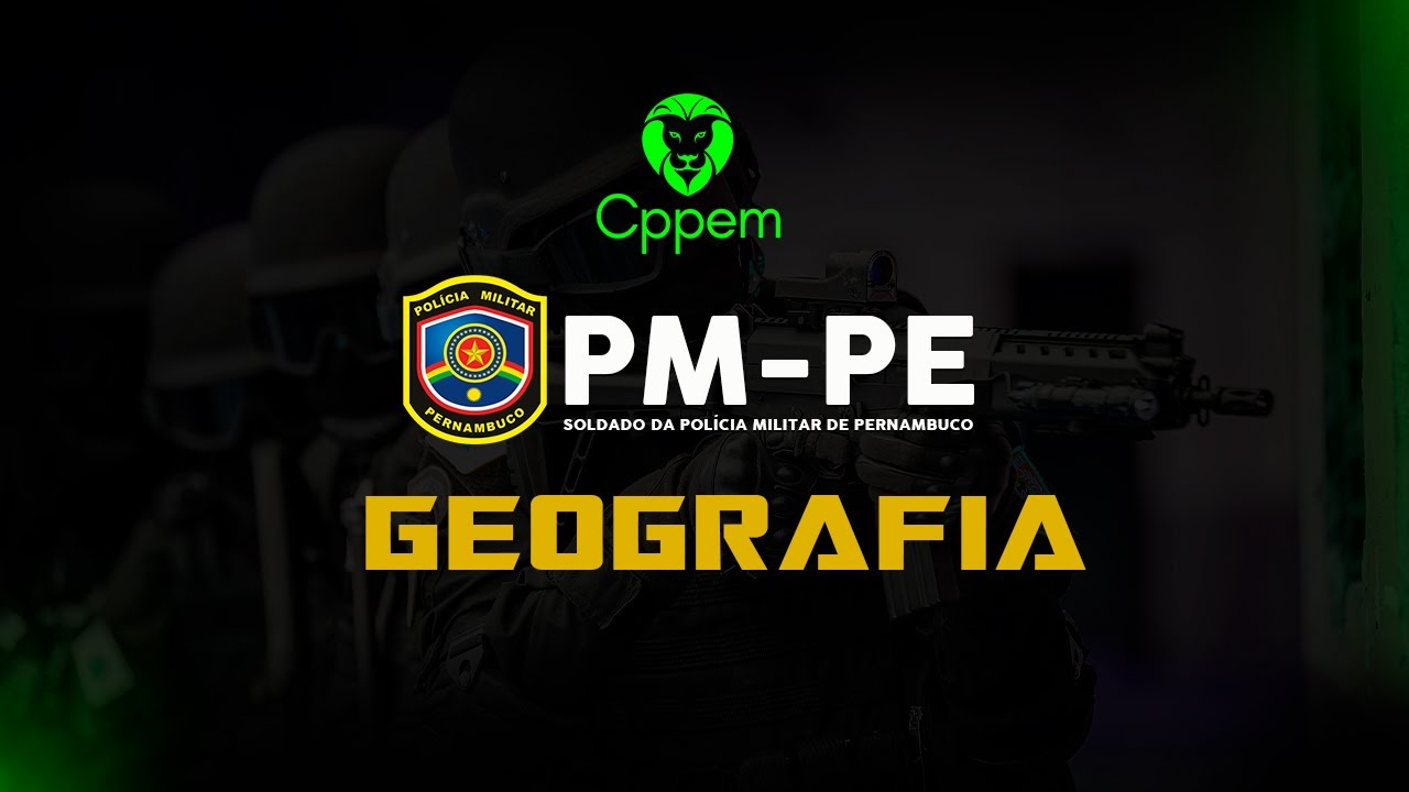 Concurso PMPE - Formação territorial de Pernambuco - Cppem