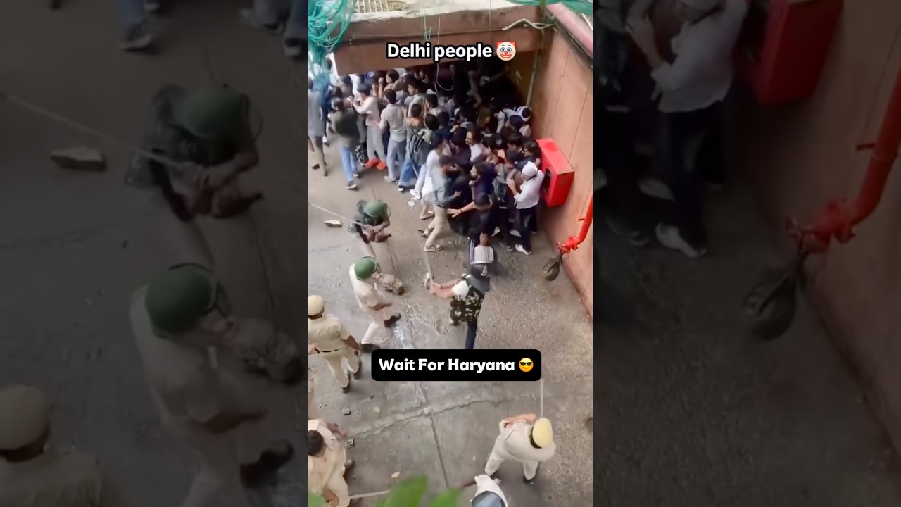 Haryana ke Genz&rsquo;s 😎|| #youtubeshorts #trending #viral #haryana #protest #cjp #jantarmantar